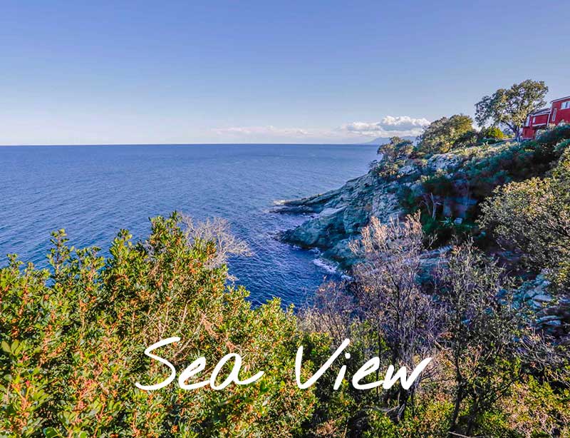 Vacation rentals with an unobstructed view of the sea in Cap Corse (Northern Corsica)