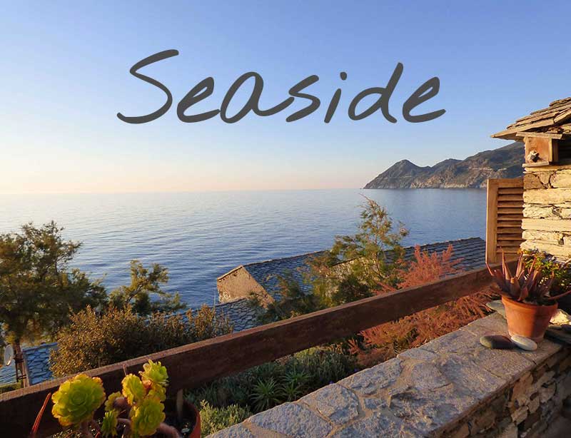 Vacation rentals close to the sea and a beach in Cap Corse (northern Corsica)