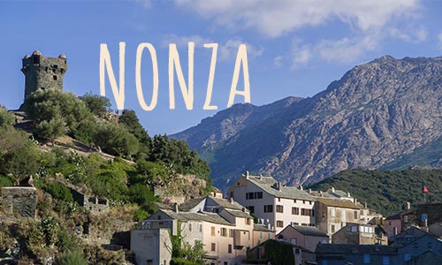 Nos locations saisonnières à Nonza (village préféré des français) sur la côte ouest de la région du Cap Corse (Haute Corse)