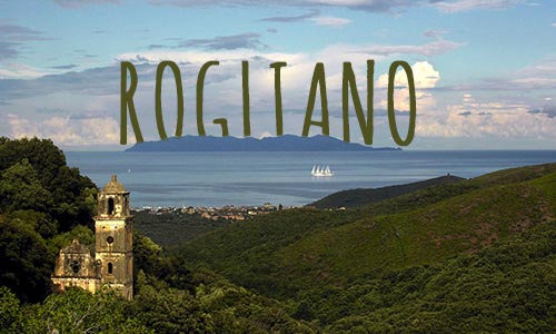 Rogliano, village sur la côte est du Cap Corse