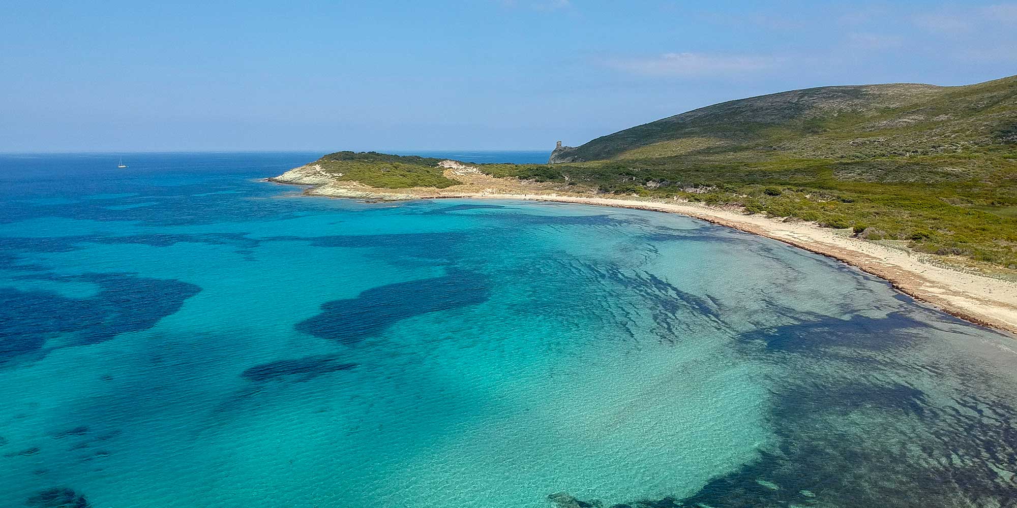 The small port of Barcaggio (Corsica)